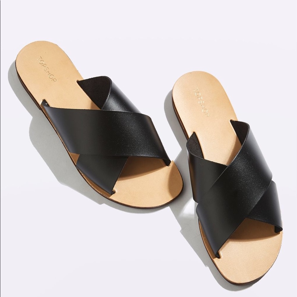 Topshop Hawaii Crisscross Sandal
